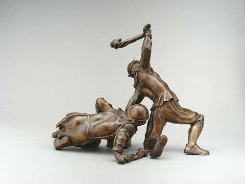 Groupe sculpté : le jeu du saccomazzone, image 4/5
