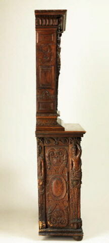 Armoire à deux corps vitrée dans sa partie supérieure, image 6/8