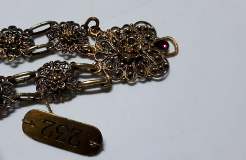 Collier à deux rangs en filigrane, image 3/5
