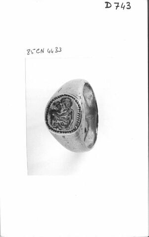 Bague : buste de Vierge à l'Enfant, image 4/4