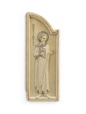 Volet gauche d'un triptyque : saint Théodore