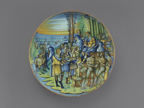 Plat rond : épisode de la vie de Jules César