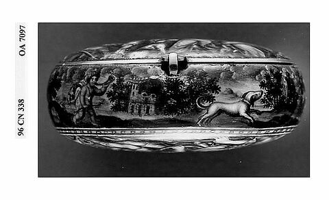 Boîte de montre en or et émail peint, image 5/19
