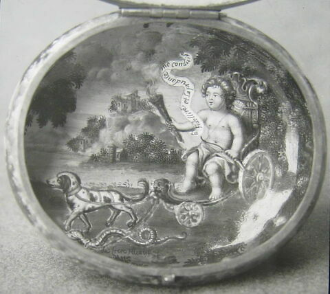 Boîte de montre en or et émail peint, image 4/19