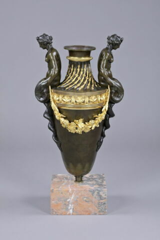 Grand vase en bronze doré et patiné, image 5/6