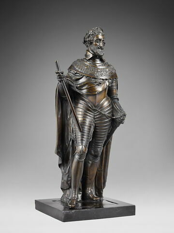 Statuette : Henri IV en cuirasse, image 2/5
