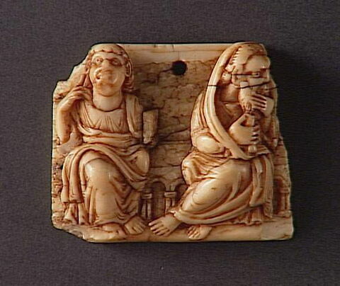 Fragment d'autel portatif : deux apôtres, image 5/6
