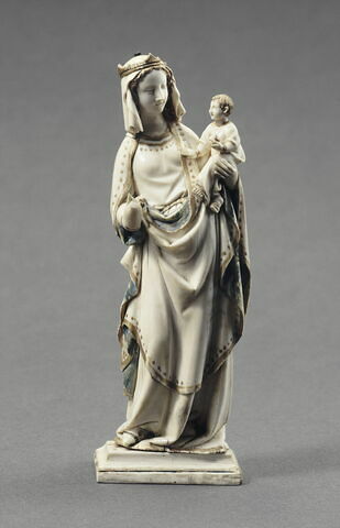 Statuette : Vierge à l'Enfant debout