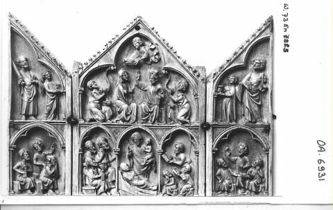 Triptyque : scènes de la vie de la Vierge, image 5/5