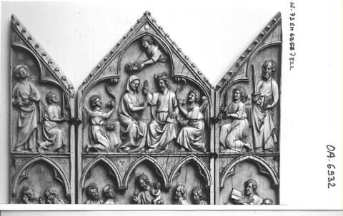 Triptyque : scènes de la vie de la Vierge, image 4/7