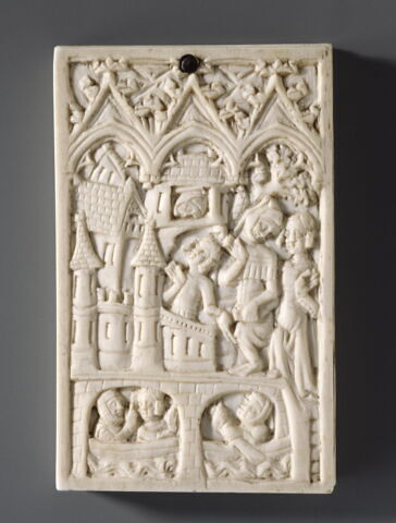 Tablettes à écrire : la Fontaine de Jouvence ; le château d'Amour, image 2/3