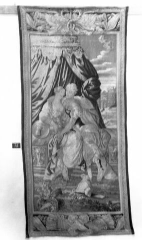 Les Amours de Pâris et Hélène, de la tenture de l' Histoire de Pâris et Hélène, image 4/4