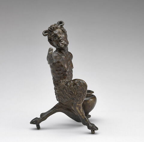 Encrier : satyre agenouillé, image 5/6