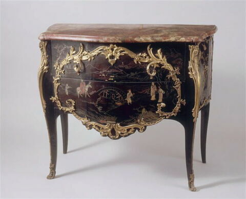 Petite commode, à deux tiroirs