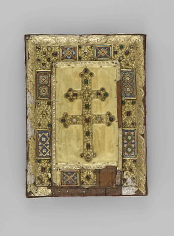 Tableau-reliquaire de la Vraie Croix et couvercle à glissière, image 2/7
