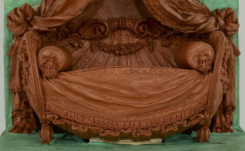 Maquette du lit de Mme du Barry pour son appartement au château de Fontainebleau, image 5/13