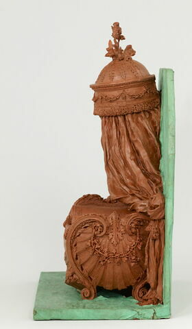 Maquette du lit de Mme du Barry pour son appartement au château de Fontainebleau, image 12/13