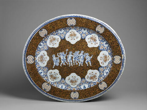 Grand plat ovale