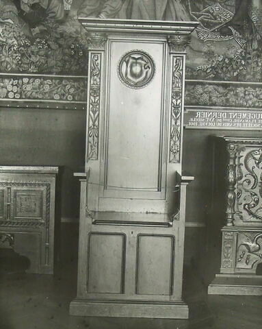 Chaire à haut dossier et coffre d'entrejambe, image 6/9