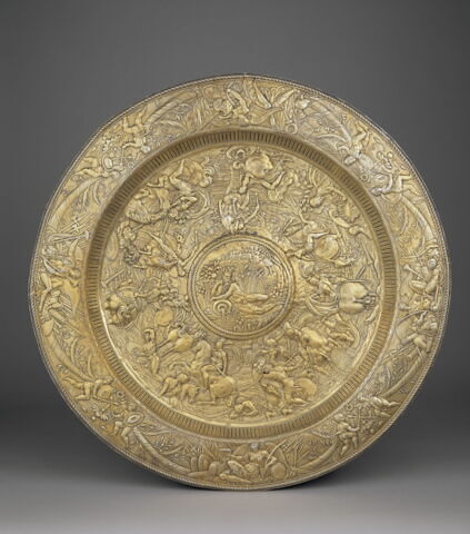 Grand plat aux armes des Gondi