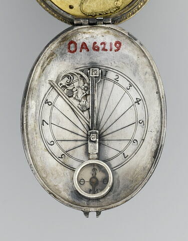 Montre ovale astronomique à cadran solaire, image 8/17