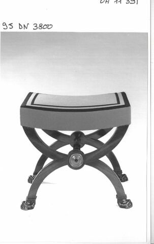 Tabouret du salon de Madame Récamier (OA 11384 à 11391), image 6/7