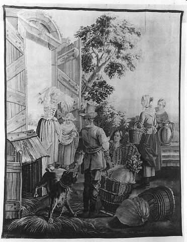 Retour des maraîcher, de la tenture des Fêtes de village, image 6/6