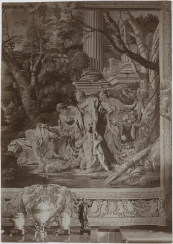 Moïse sauvé des eaux, de la tenture de L'Ancien Testament, image 2/2