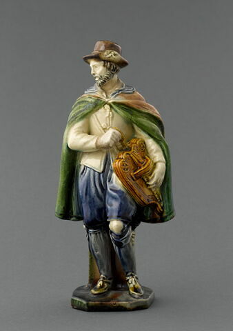 Statuette : Joueur de vielle