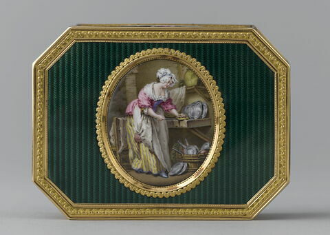Tabatière octogonale