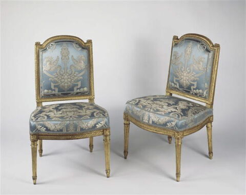 Chaise à la reine, d'une paire (avec OA 10203), image 2/5