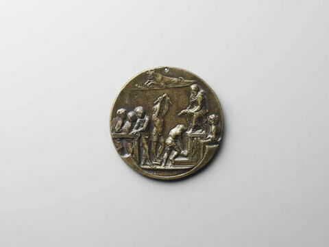 Plaquette : scène allégorique sur l'union