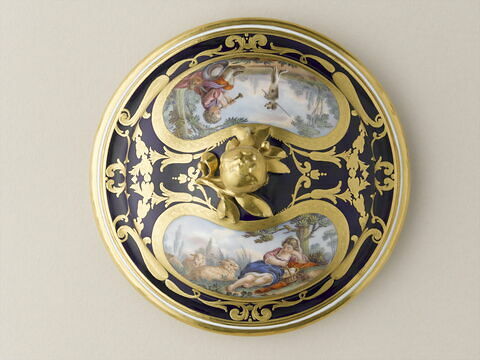 Couvercle de l'écuelle ronde