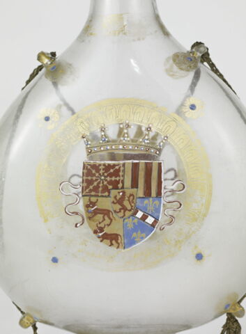 Gourde de pèlerin aux armes des Foix-Navarre, image 2/5