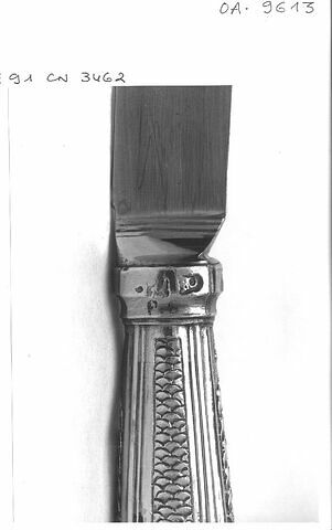 Couvert et couteau à dessert aux armes de Victor-Amédée, roi de Sardaigne, et de Maria-Antonia d'Espagne, image 6/11