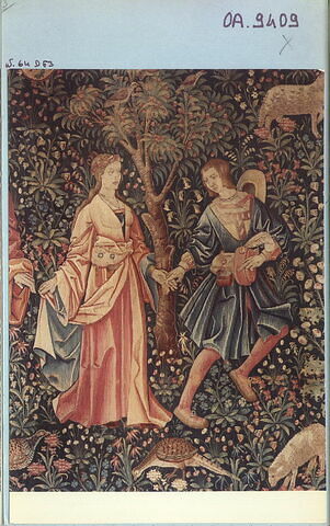 La danse, de la Tenture de la Noble Pastorale, image 9/11