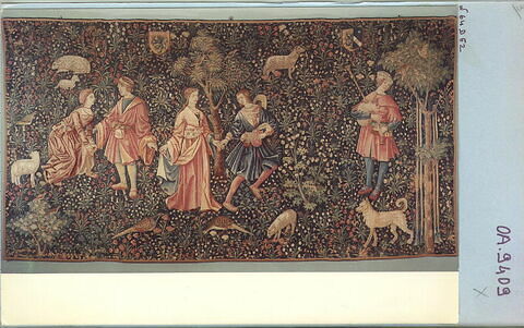 La danse, de la Tenture de la Noble Pastorale, image 10/11
