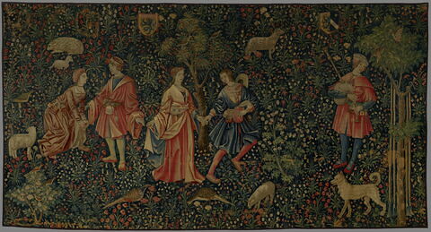 La danse, de la Tenture de la Noble Pastorale, image 3/11