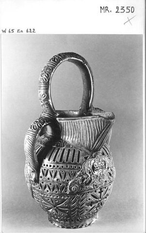 Pot ajouré à large bec et quatre anses, image 7/7