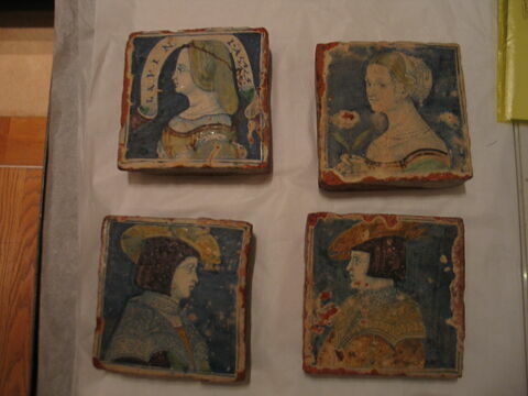 Carreau carré : buste de femme, image 2/6