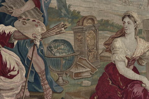 Le Triomphe de Minerve ou L'Abondance et la Paix récompensant les Arts, de la tenture du Triomphe des dieux, image 17/22