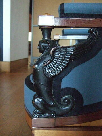 Bergère du salon de Madame Récamier (OA 11384 à 11391), d'une paire avec OA 11386, image 5/8