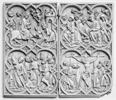 Diptyque : scènes de la Passion