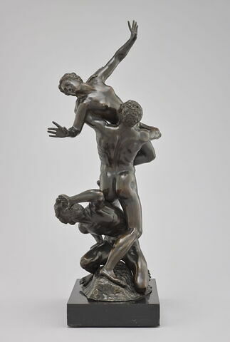 Groupe sculpté : enlèvement de la Sabine