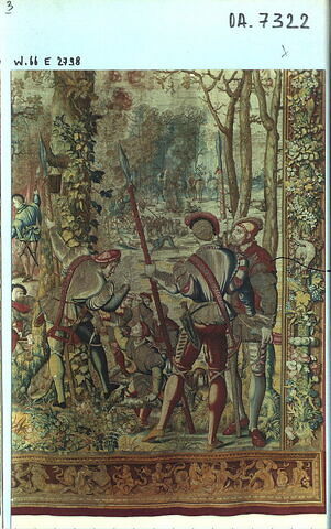 Le mois de novembre ou Le signe du sagittaire ou Le rapport, de la tenture dite des Chasses de Maximilien, image 12/14