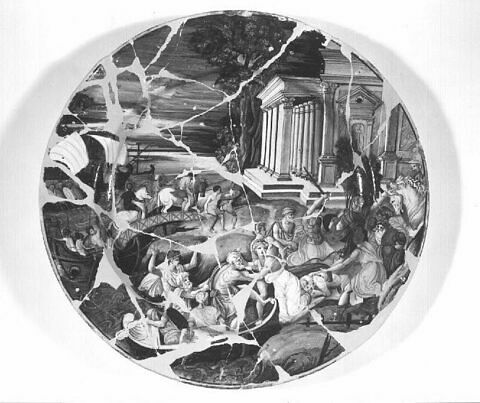 Plat rond : l'enlèvement d'Hélène, image 8/8