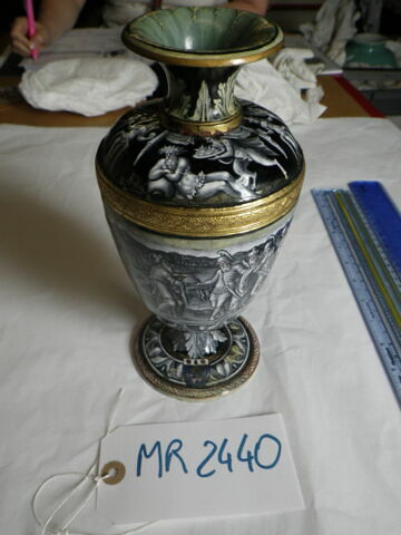 Vase : Abraham et Melchisédech