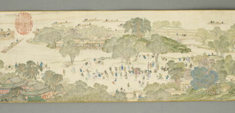 Rouleau: Sur le fleuve, le jour de la fête de Qingming (Qingming shangue tu 清明上河圖), image 12/18