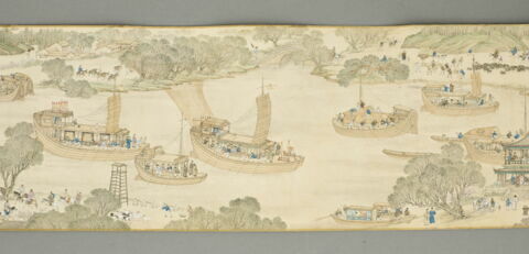 Rouleau: Sur le fleuve, le jour de la fête de Qingming (Qingming shangue tu 清明上河圖), image 14/18