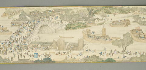Rouleau: Sur le fleuve, le jour de la fête de Qingming (Qingming shangue tu 清明上河圖), image 15/18
